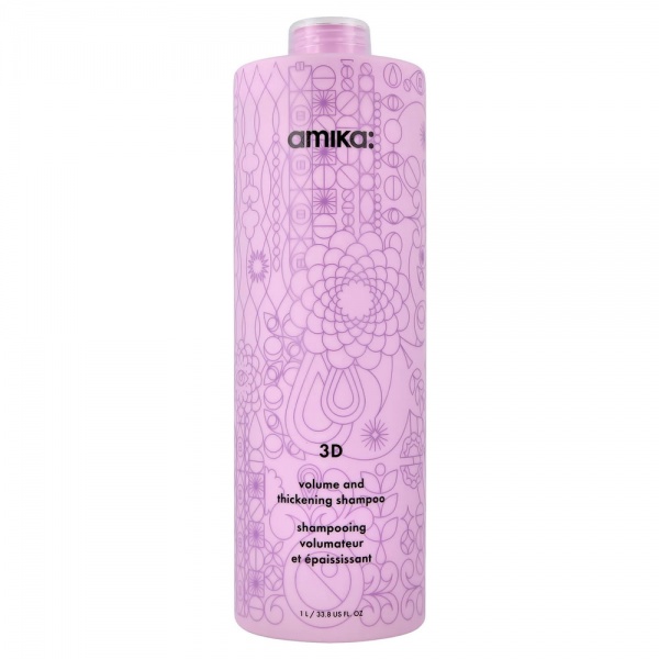 amika 3d volume & thickening shampoo 1000ml