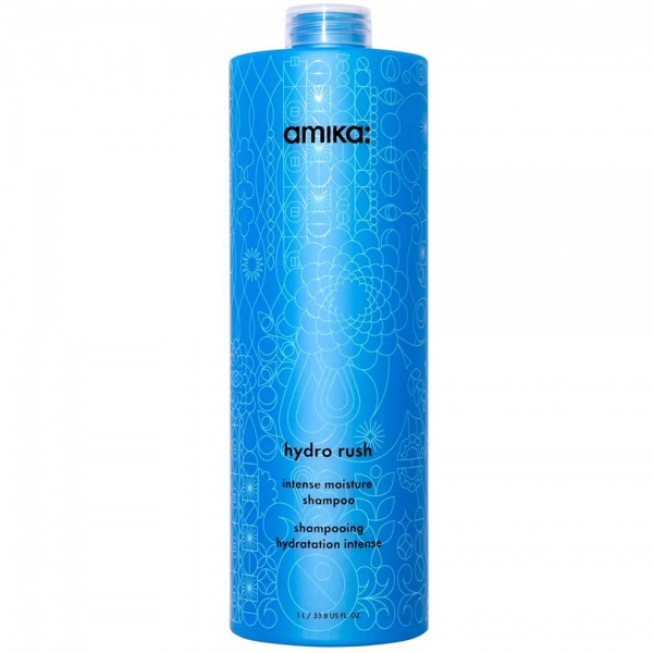amika hydro rush intense moisture shampoo 1000ml