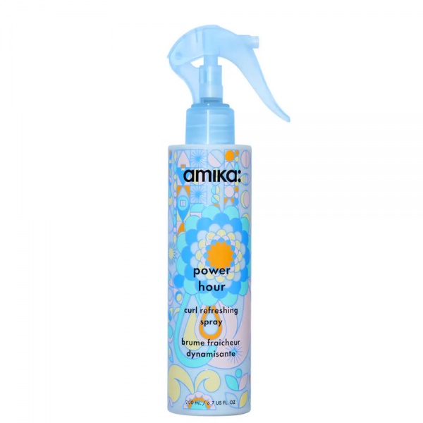 amika power hour curl refreshing spray 200ml