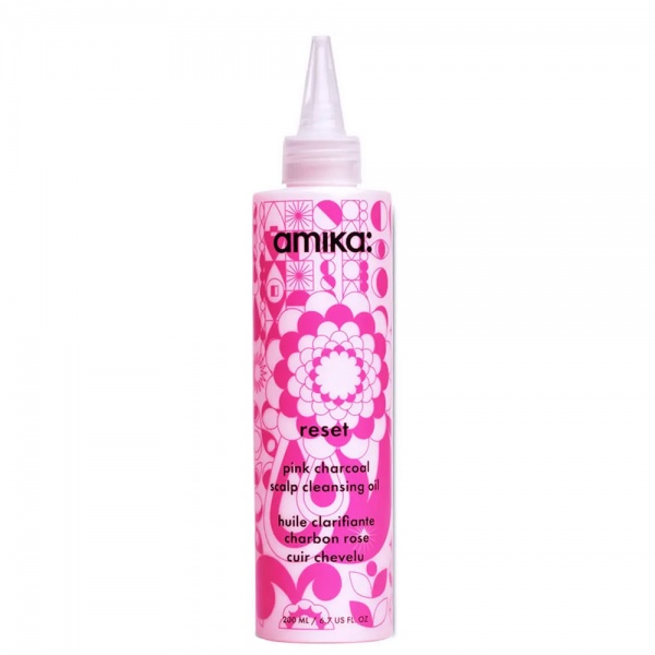 amika Reset Pink Charcoal Scalp Cleansing Oil 200ml