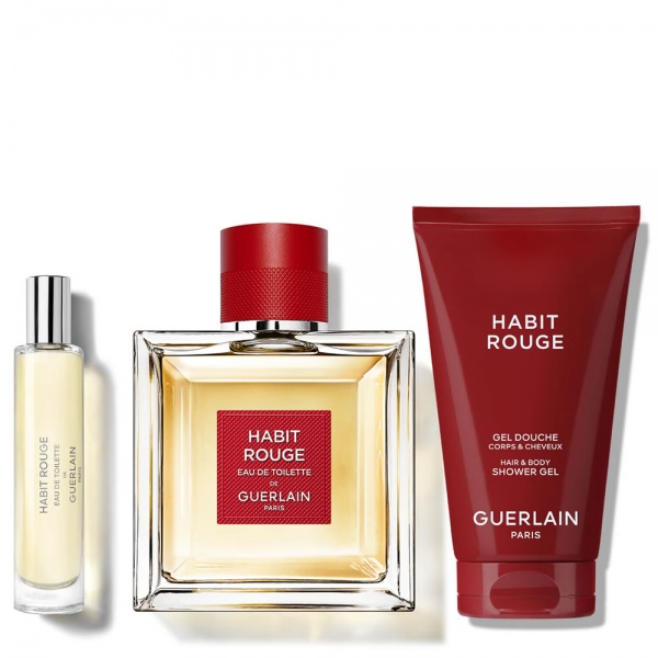 Guerlain Habit Rouge EDT 100ml Gift Set