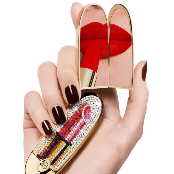 Guerlain Rouge G Christmas Edition Double Mirror Lipstick Case