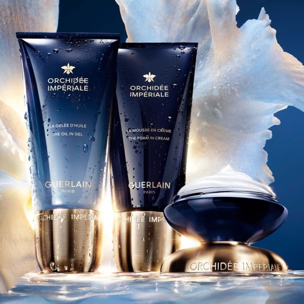 美品GUERLAIN ORCHIDÉE IMPÉRIALEクレンジング150ml Guerlain Orchidee Imperiale The Oil In Gel Cleanser 150ml