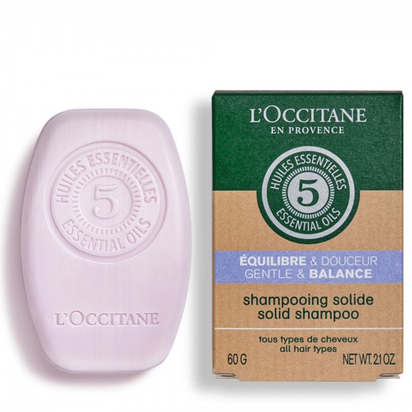 L'Occitane Gentle & Balance Solid Shampoo Bar 60g