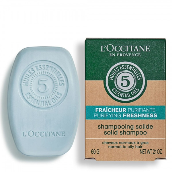 L'Occitane Purifying & Freshness Solid Shampoo 60g