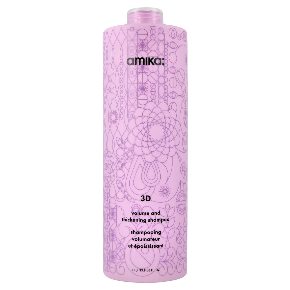 amika 3d volume & thickening shampoo 1000ml