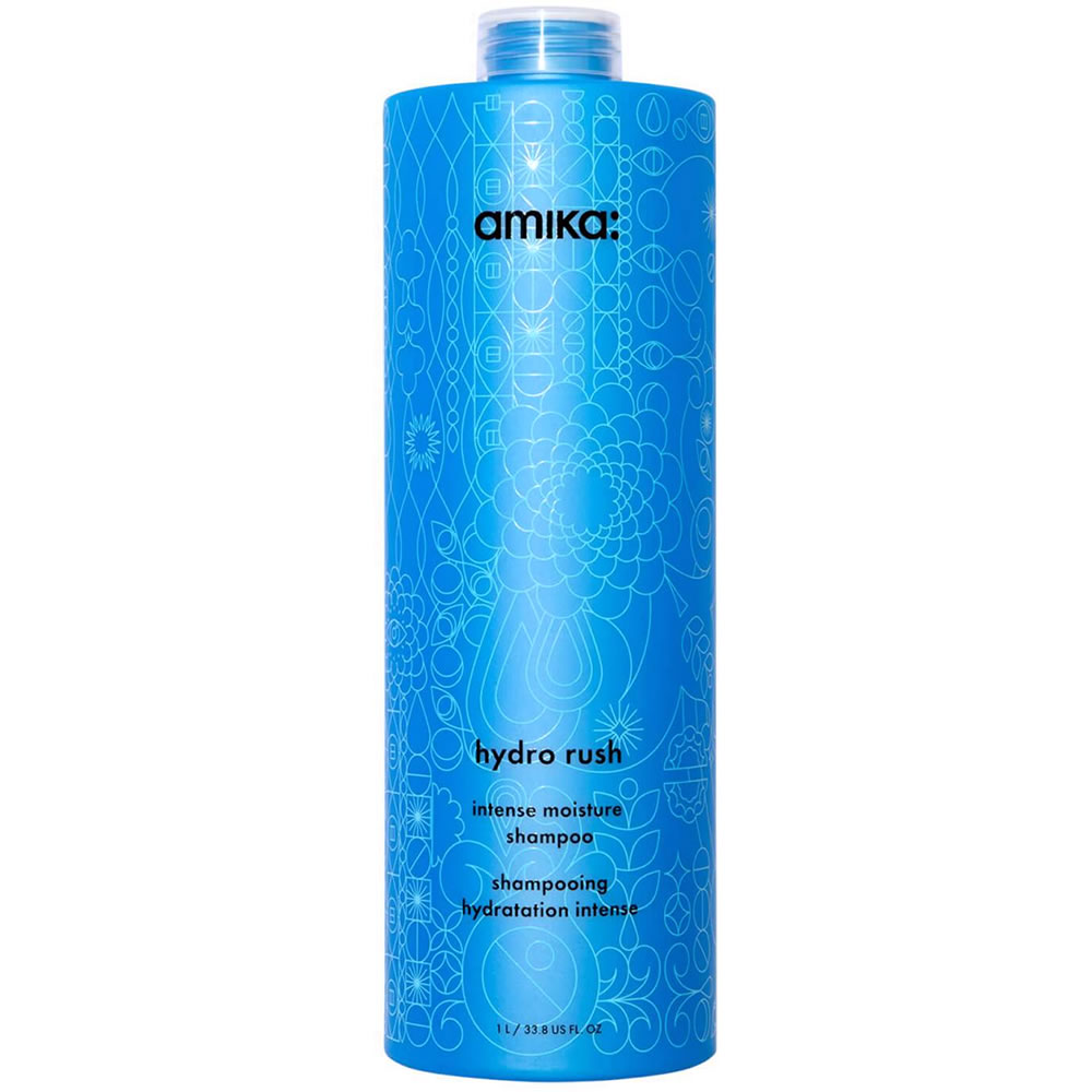 amika hydro rush intense moisture shampoo 1000ml