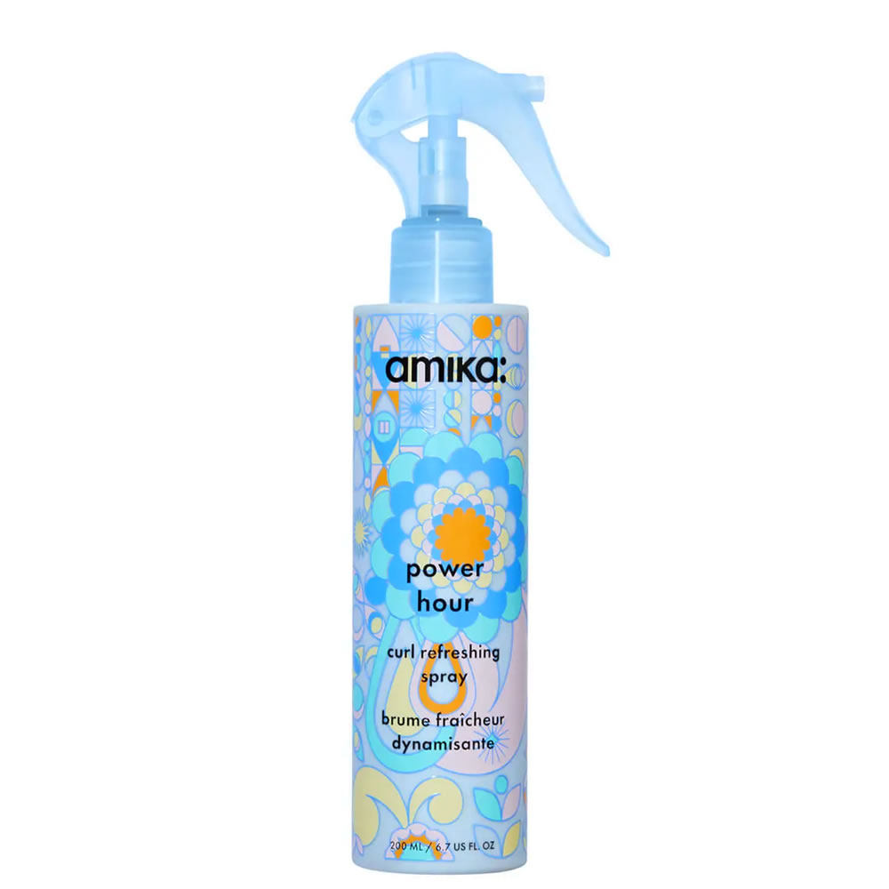 amika power hour curl refreshing spray 200ml