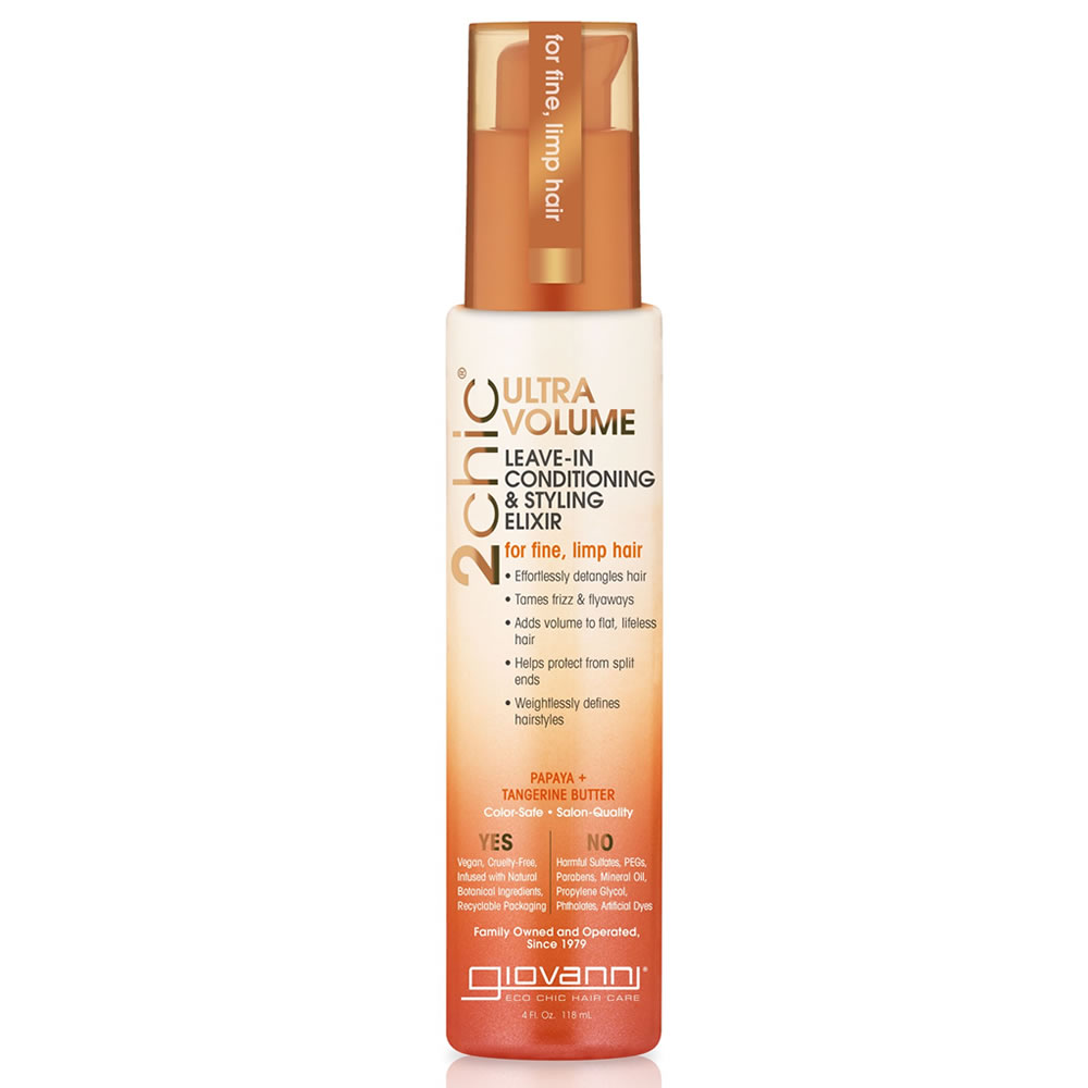 Giovanni 2Chic Ultra-Volume Leave In Conditioning & Styling Elixir 118ml