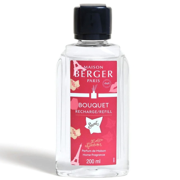 Ricambio Maison Berger 415186 Lin En Fleurs 500ml - Profumo Per Lampada Catalitica - Note Di Mela, Bambù E Fiori Di Lino - Made In France